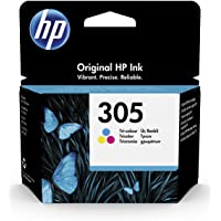 Los mejores  - HP 305 3YM60AE- Tricolor- Cartucho de Tinta Original- compatible con impresoras de inyección de Tinta HP DeskJet 2700…